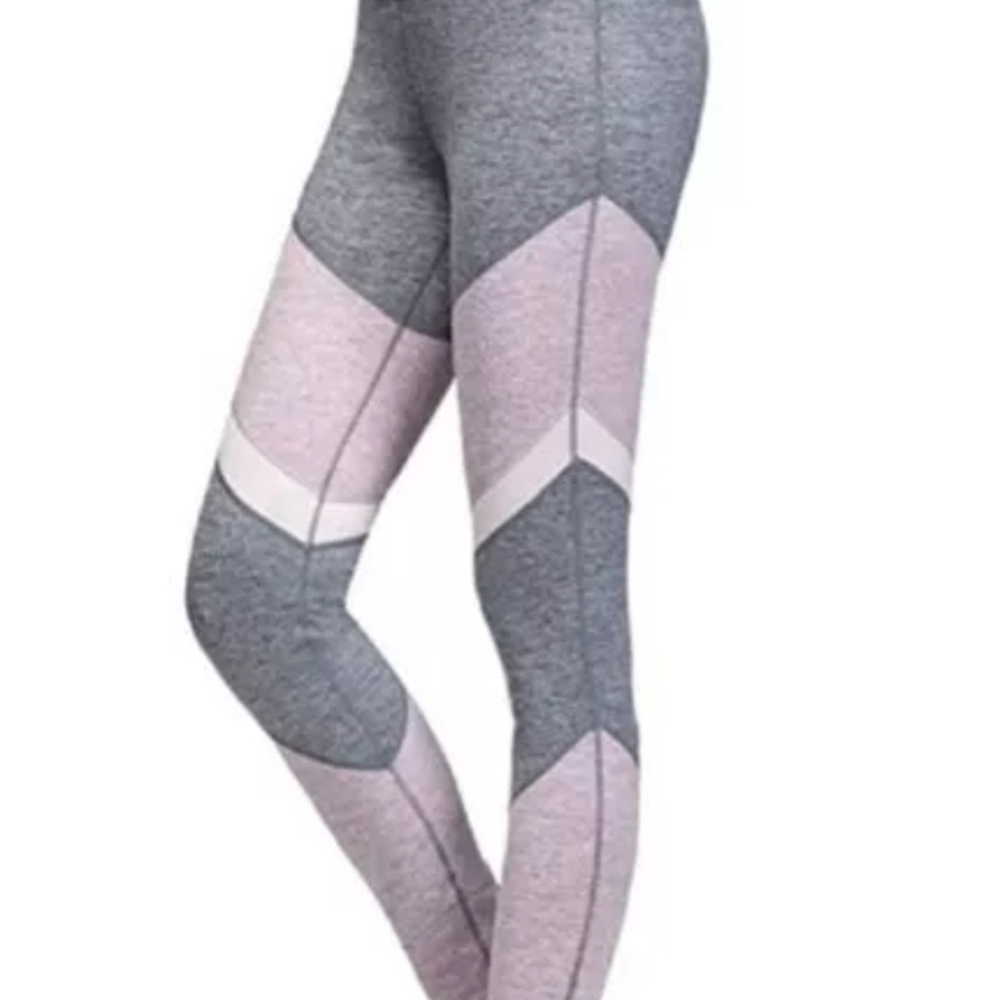 Tangerine Serene Soft Color Block Leggings Size X… - image 1